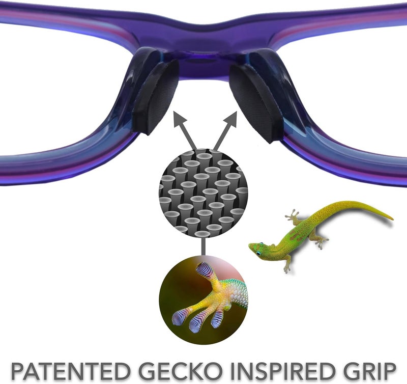 Setex Store Gecko Grip 1.8mm Thick Anti Slip Eyeglass Nose Pads, (5 Black Pair) USA Made, 2500 Innovative Microstructured Fibers per Nose Pad, 1.8mm x 7mm x 16mm - Image 3